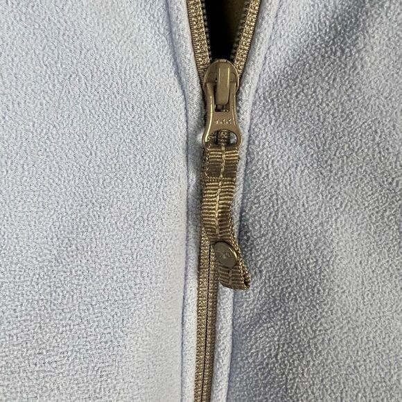 REI Fleece Full Zip Up Jacket light blue black big kids XL (16/18) - Picture 6 of 12